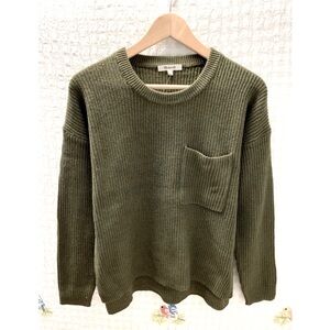 Madewell Thompson Pocket Pullover Sweater XS